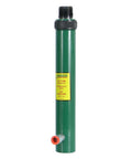 10 Ton Capacity 10" Stroke Hydraulic Ram, green, replacement-ready for shop use, repair, and equipment builds