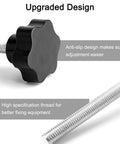 Close-up of 100MM Clamp Screw Bolt for Thrustmaster T80 T100 T150 T300 T500 TMX TS-PC Fixation Steering Wheel, upgraded design.