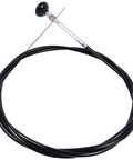 Durable 10 foot control cable designed for RO5B Dump Body PTO push-pull systems with fittings, coiled cable with knob.