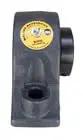 Built Tough 1.75 Inch Heavy Duty Pillow Block Bearing With Non Expansion Spherical Roller Unit, side view of cast iron housing.