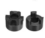 Hassle Free Rock Solid L090 Flexible L Jaw Coupling Kits featuring two Nbr rubber spiders for vibration absorption.
