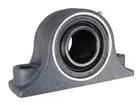 Built Tough 1.75 Inch Heavy Duty Pillow Block Bearing With Non Expansion Spherical Roller Unit and Solid Class 30 Cast Iron Housing.