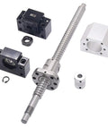 150mm SFU1605 Ball Screw Set RM1605 with metal nut, BK12 BF12 coupler, diameter 16mm lead 5mm for CNC machines