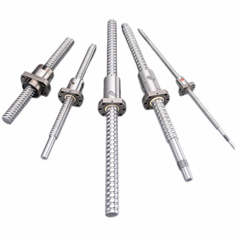 16mm Lead SFE1616 Ball Screw Nut Assembly with bearing steel construction and mounting sleeve for CNC, 3D printers, automation applications.