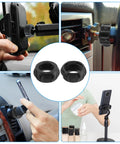 Six Pack Replacement Tightening Nuts For 17mm Ball Head Car Mounts Screw On Adapters M17 By One Point Five Thread in use