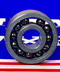 608 Full Complement Skate Ceramic Bearing 8x22x7mm Si3N4 Bearing close-up view showing ceramic balls and outer ring.