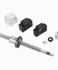 200mm Ball Screw Assembly SFU1605 With 16mm Diameter And 5mm Lead, Includes Metal Ball Nut, BK12 And BF12 End Supports