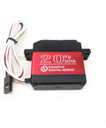 20KG Digital Servo High Torque Full Metal Gear Waterproof for RC Model DIY, DS3218MG,Control Angle 270° with red casing