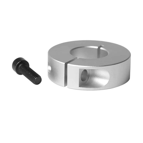20mm One Piece Shaft Collars Clamping Style Locking Collars Aluminum Drill Bit Stop Collars, 20mm Bore Size, 40mm OD, with M5 Set Screw, 12mm Thickness