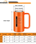 Diagram of Bonvoisin 20T Hydraulic Cylinder Jack Porta Power Ram 4" Long Stroke Lifting Cylinders Single-Acting for Machinery Shipbuilding, with dimensions.