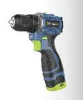 Heavy Duty 16.8V Cordless Drill Set, Battery And Charger, profile view showcasing adjustable torque settings for home repairs.