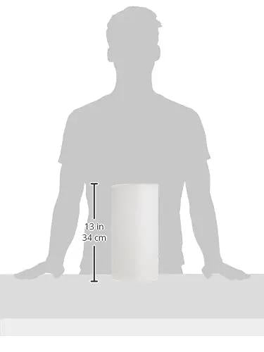 Foam Wrap Roll 12X50 Feet Bubble Wrap Swap For Glasses And Fragile Gear Lightweight Cushioning Roll displayed next to a person for size reference.