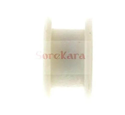 Kickass 10X56X31mm Sealed Double Shields U Groove Guide Pulley Sheave Bearing with 20.5mm Rail width, side view.
