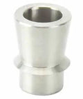 Heavy Duty Stainless Steel Spherical Rod Heim Joint Misalignment Spacer Bushing Fits 3/4 To 5/8 Inch, close-up view.