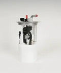 No Drama Fuel Pump Control Module Assembly With Sender Unit For Gm Rides, featuring a metal assembly with a spring, suitable for easy installation.