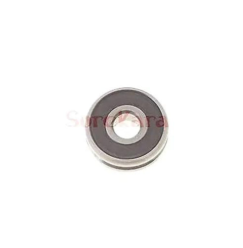6196mm Sealed V Groove Guide Pulley Sheave With Precision Ball Bearings For Smooth Rail Motion Top Shelf Performance And Long Lasting Durability 6mm ID 19mm OD 2mm Groove Width Ultra Sweet Gliding Action For Linear Guides And Machinery close-up view of the pulley