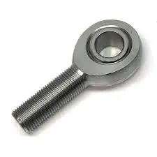 Right Hand 3/4 Bore Chromoly Heim Joint Rod End With Jam Nut showing the spherical joint and threaded rod for off road suspension.