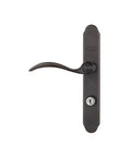 QuickFit Curved Aged Bronze Handle With Easy Install Durable Metal Pull For Cabinets Doors Or Gates Smooth Grip And Modern Look Go To Home Hardware Upgrade showcased from the side
