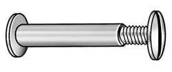 Number 8 32 Binding Post Bundle With Truss Head Screws Pack of 50 Plain Electrical Terminals close-up of a single screw