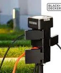 Tough As Nails Garden Timer Stake With 6 Grounded Outlets Waterproof Timer in black, managing garden lights and pumps.