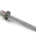 25mm Ballscrew Kit SFU2504 RM2504 Anti-Backlash Ball Screw Length 12.6 inch / 320mm 4mm Pitch shown in full view with nut.