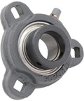 Side view of 3 Bolt Flange-Mount Ball Bearing Unit With Insert Bearing SA205-16 in Cast Iron Housing TRD205 for heavy duty machinery.