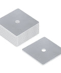 Secure solar mounts with a durable 3 Inch Aluminum Flat Washer, 3/8 inch hole, anodized finish; 10-pack shown with one washer stacked