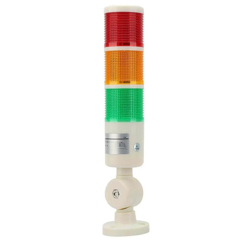 Bright 3 Layer LED Industrial Tower Warning Light for Traffic and Industrial Use 24VDC Foldable Base Bracket No Modification Required Easy Install Multi Layer Beacon with High Brightness LEDs by Yctze