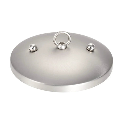 M6x35mm Ball Nuts Knob 304 Stainless Steel Round Blind Hole Screw Cap Cover silver viewed from above