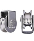 Pulley,Pulley Wheel, 2pcs Heavy Duty Track Pulley,304 Stainless Steel Translation Directional Roller for Round Tube,Wire Rope Rail, Sliding Door,Industry Mechanical Cart(25 mm)