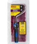 Four Inch Velour Mini Paint Rollers With Frame, 12 Pack Set For Snug Corners And Small Spaces, in packaging with frame handle.