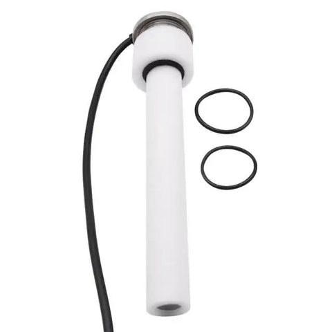 Badass Zero One Ninety Ohm Fuel Sending Unit With Water Level Monitor Stainless Steel Dashboard Gauge Kit showing the fuel sender and o-rings.