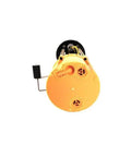 Premium Diesel Lift Pump Assembly For 2010 Dodge Ram Heavy Duty Trucks bottom view highlighting the yellow molded component.