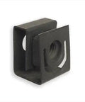Professional Grade Straight Up American Made 12 24 Slide On Cage Nuts And Pilot Point Rack Screws With Washers 25 Pack Black Oxide hardened steel cage nut