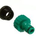 Top Notch Quick Connect Hose Tap Adapters And Reducer Fittings For Half Inch Bore Garden Piping green plastic connector fitting with black threaded adapter