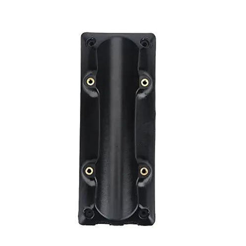 Built Tough Plastic Controller Box For Electric Mountain Bikes Featuring Rugged Lithium Battery Enclosure Case with smooth black surface and mounting holes.