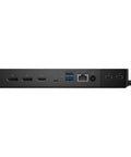 Thunderbolt Dock 130W Bundle showing multiple USB-C and DisplayPort connections for versatile connectivity options.