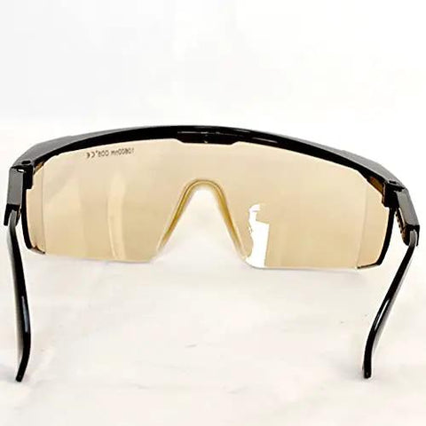 Pro-Tier CO2 Laser Safety Goggles Delivering Badass OD5 Plus Coverage For 10600nm Hazards While Keeping Sight Sharp So You Lock In Precision And Crush Every Job Like A Champ, front view.