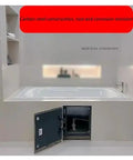 Heavy Duty Concealed Door Hinge Kit For Tile And Stone Wall Doors With Industrial Pivot Hinges hidden access panel installed under bathtub.