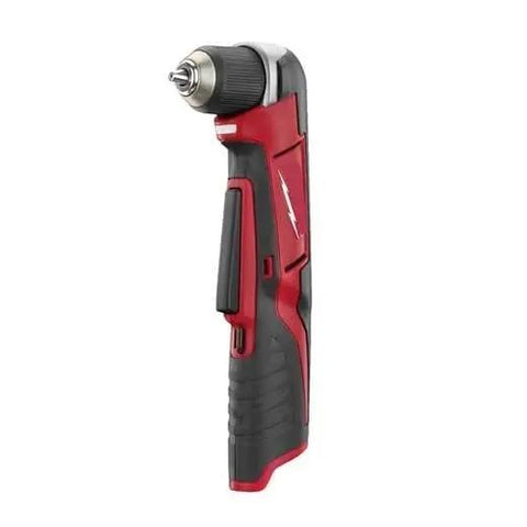 Rock Solid M12 Compatible Right Angle Drill Driver with 3/8 chuck, compact design for tight spaces and 100 in-lbs torque