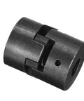 Badass L075 Flexible L Jaw Coupling Kit component, black nitrile rubber spider hub for heavy duty grind applications.