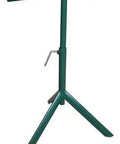 Heavy Duty Adjustable Conveyor Tripod Stand Rock Solid Support Four Hundred Lb Weight Capacity Welded Steel Frame Fast Height Adjustment