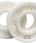 Top Rated Full Ceramic Bearing With Heavy Duty Load Support And Kickass Wear Resistance For Ultra Smooth Low Noise Operation And Long Lasting Reliability, white ceramic bearings.
