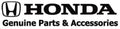 Honda Genuine Parts & Accessories logo black on white background for OEM replacements and automotive parts.