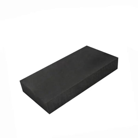 Heavy Duty Carbon Graphite Sheet Plates For Custom Printing Crucibles 200 By 100 By 3 Millimeter flat black panel.