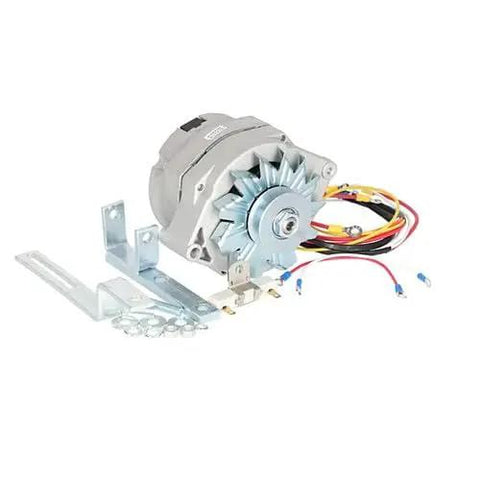 Heavy Duty 6V To 12V Alternator Conversion Kit Fits Ford Naa Tractor includes alternator, wiring harness, and mounting brackets.