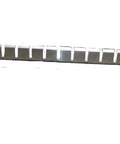 Heavy Duty Aluminum Tool Holder to Keep Your Welding Vise Clamp Pry Bar and More Sorted, 9 Slot Tool Rack, 2in H, side view