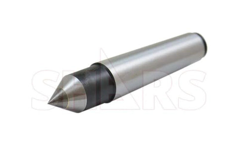 3MT Carbide Tipped Morse Taper Solid Dead Center With 60 Degree Point Hardened Ground Body 4.92 Inch Overall Length Ultra Precise Runout
