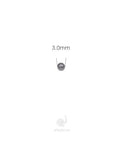 Top Shelf Grade 100 3mm 304 Stainless Steel Bearing Balls 50000 Piece Bulk Pack For Industrial Pumps Valves, 3mm size.