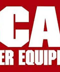 Logo of Scag Power Equipment with white bold text on a red background.